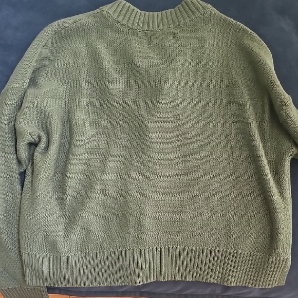 Quince Teal Button-Up Cardigan - Picture 6 of 8